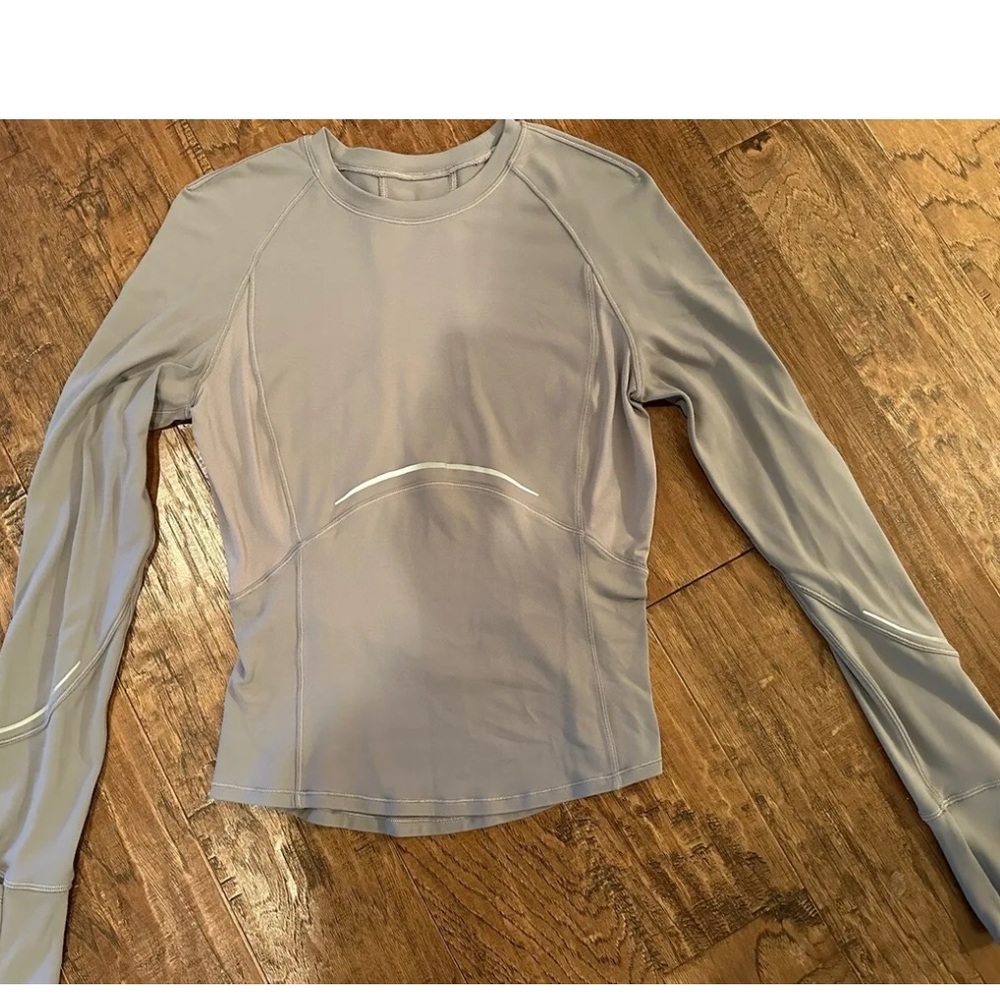 Lululemon Women’s Long Sleeve Running Top Gray Size 6